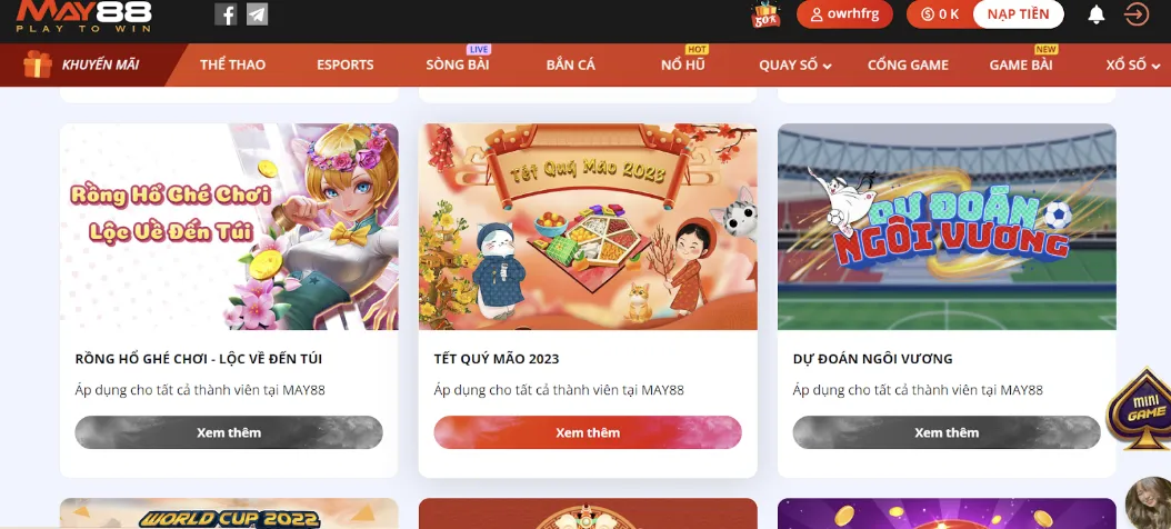 Những điều thú vị đang chờ đón bạn tại game đổi thưởng May88